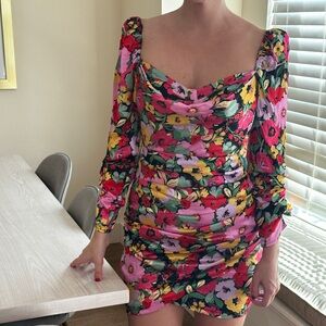 NWT ASTR The Label Floral Mini Dress size small